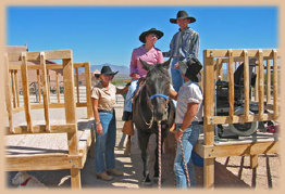 Dude Ranch horse ramp